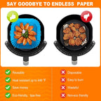 Square Silicone Reusable Cooking Basket Insert