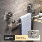 Wall-Mounted Towel Rack with Strong Suction – No Tools Needed