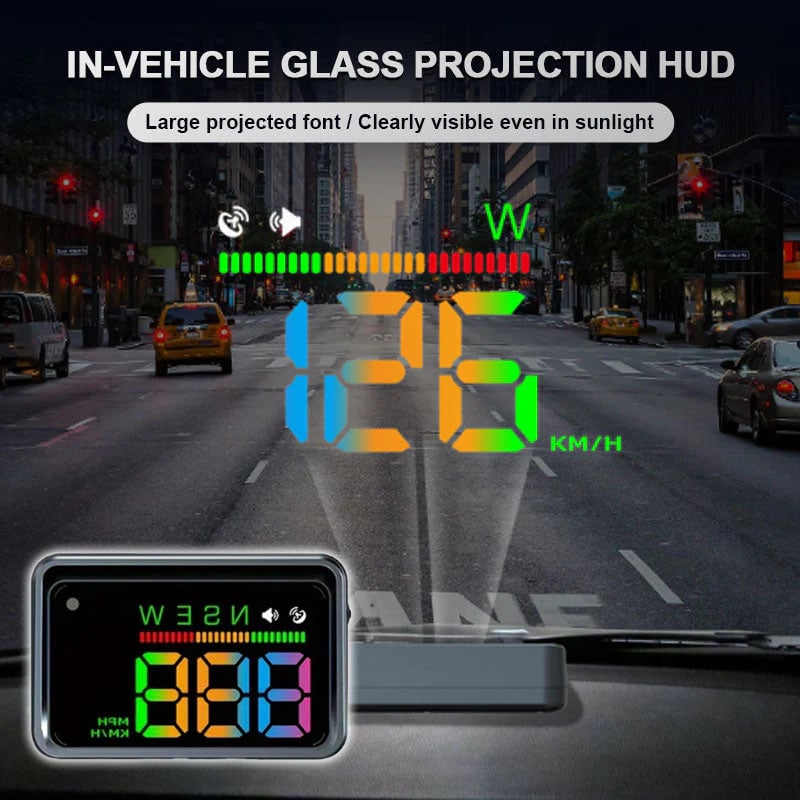 In-vehicle Glass Projection HUD