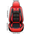 & Premium Leather Front Seat Covers – Universal Fit for Sedans, SUVs & Trucks