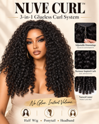 Maison Lamisse Nuvé™  —  100% Human Hairs Half Wig