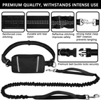 Summer - Hands Free Dog Leash with Zipper Pouch