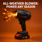 NOW! Car Electric Snow Blower - Handheld Defroster with Dual-Speed Settings for Quick Windshield & Mirror Cleaning