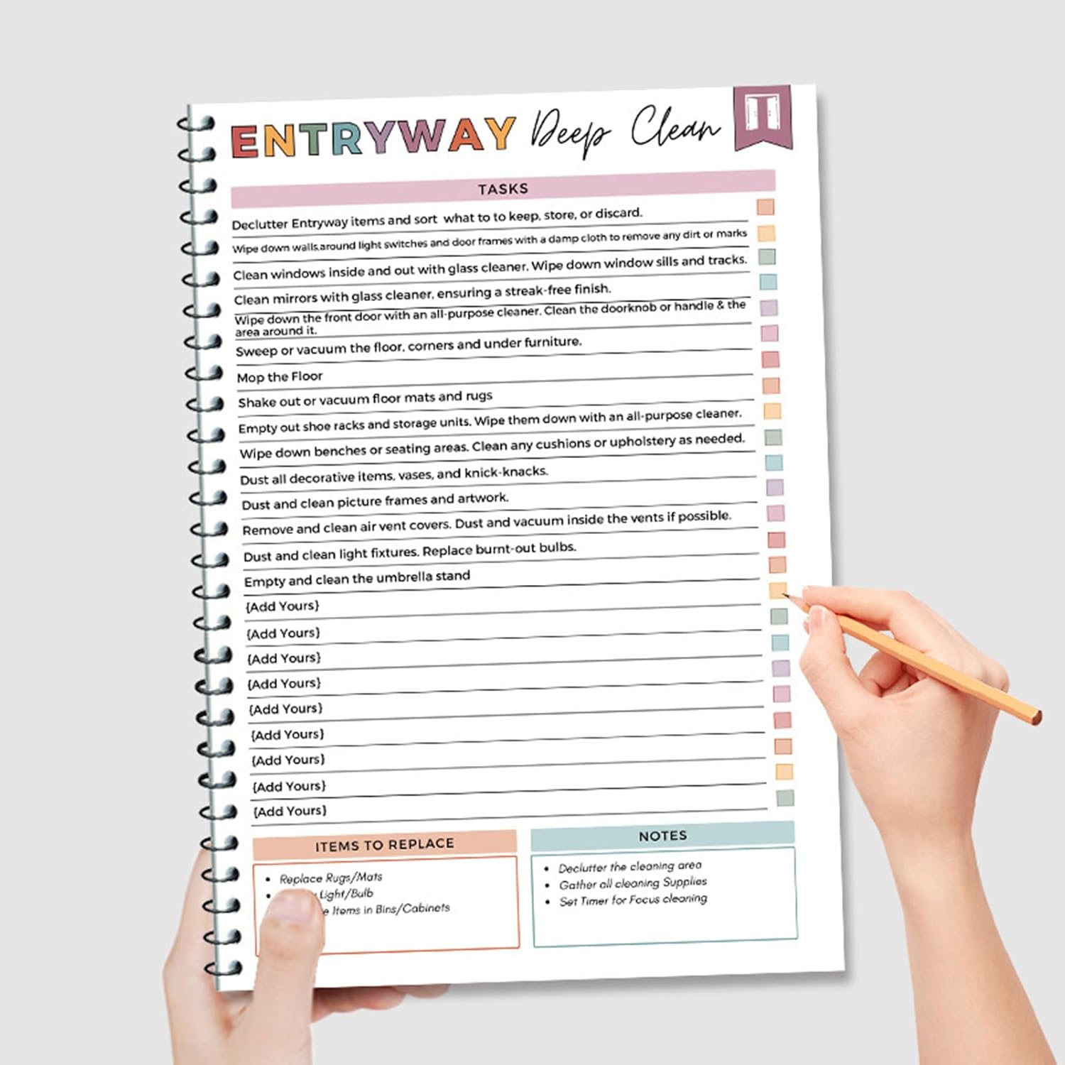 ADHD Cleaning & Organizing Toolkit - Chore Planner