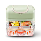 1.2L Portable Electric Lunch Box with Double-Layer