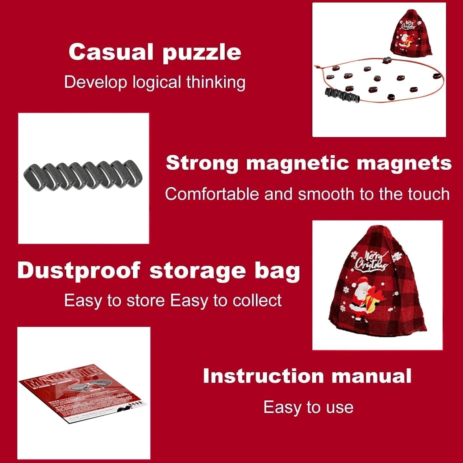 Christmas Gift Bags Chess Game