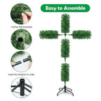Handmade Illuminated Christmas Cross – A Symbol of Light & Hope