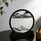 A Masterpiece in Motion: Elegant Sand Art Decor