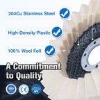 BUY MORE GET MORE FREE Wool Felt Flap Polishing Disc