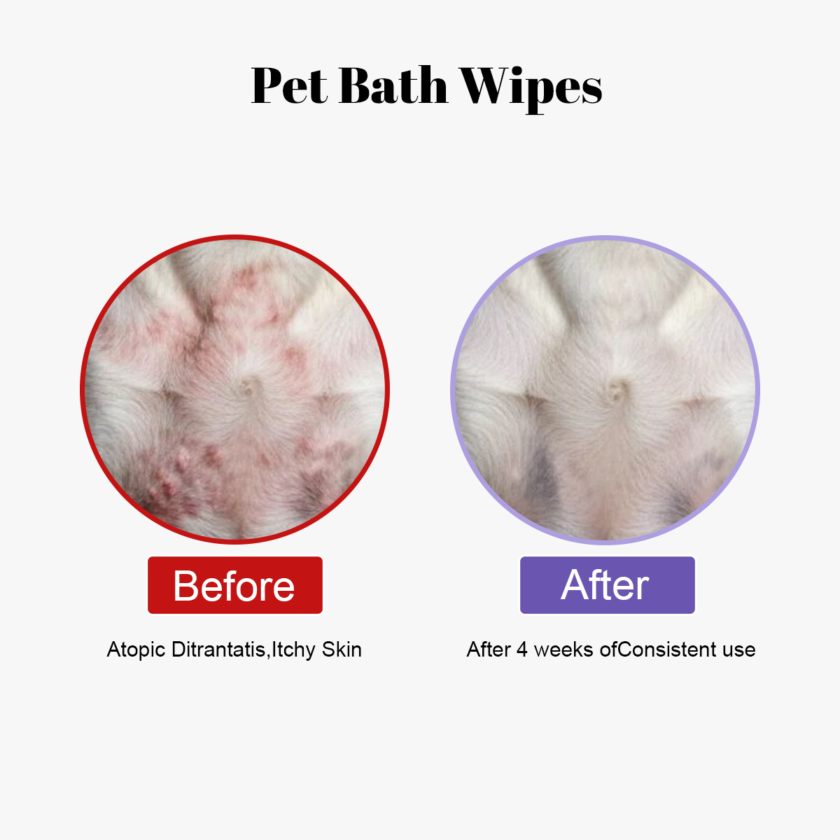 Pet Cleaning Glove Wipes: No-Rinse Waterless Bath