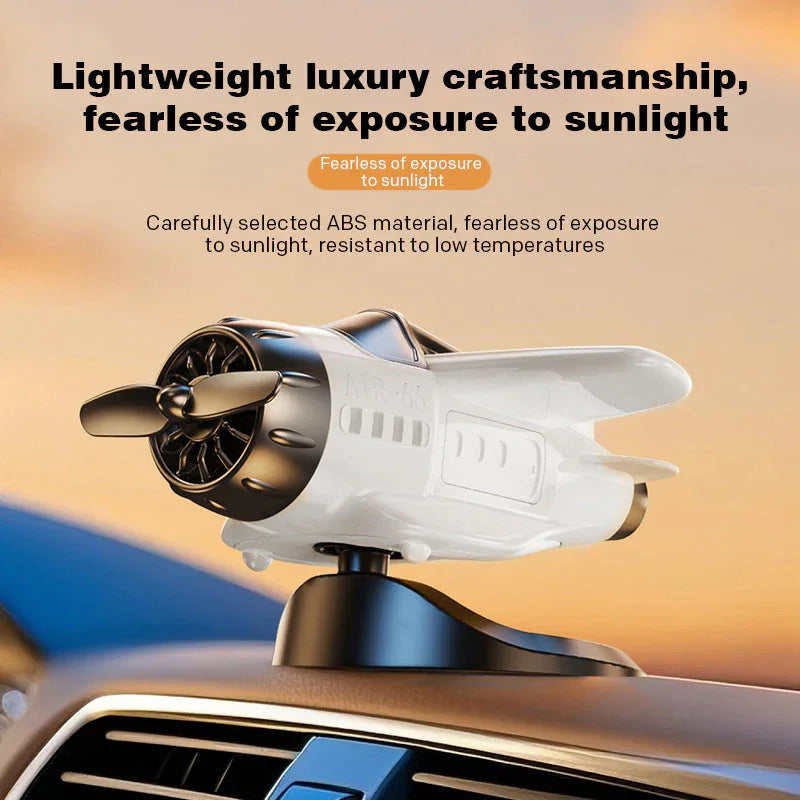 Sale - Solar powered airplane shaped car ornaments