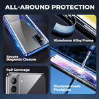 New Magnetic Full Coverage Phone Case for Galaxy Series
