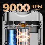 Winter : ! Portable Rotary Dual Ring Electric Shaver