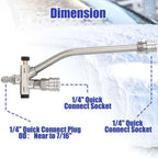 High Quality Foam Cannon Dual-Connector Accessory