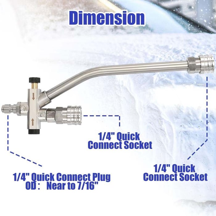 High Quality Foam Cannon Dual-Connector Accessory