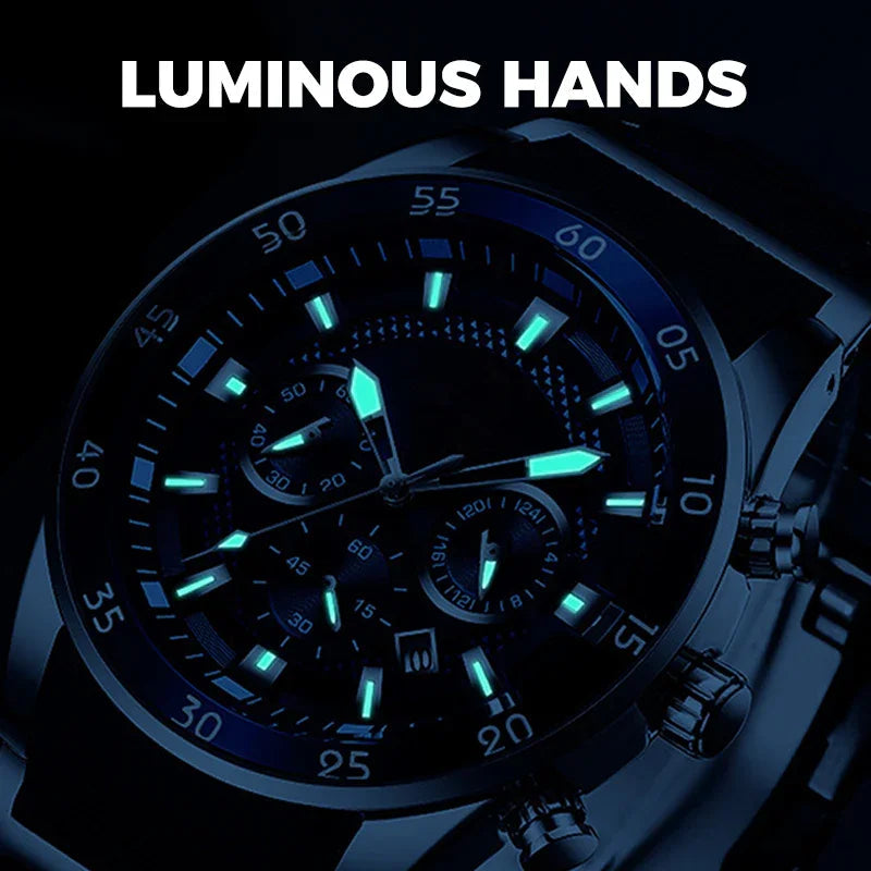OFFER ! Men's High-End Business Multifunction Quartz Watch
