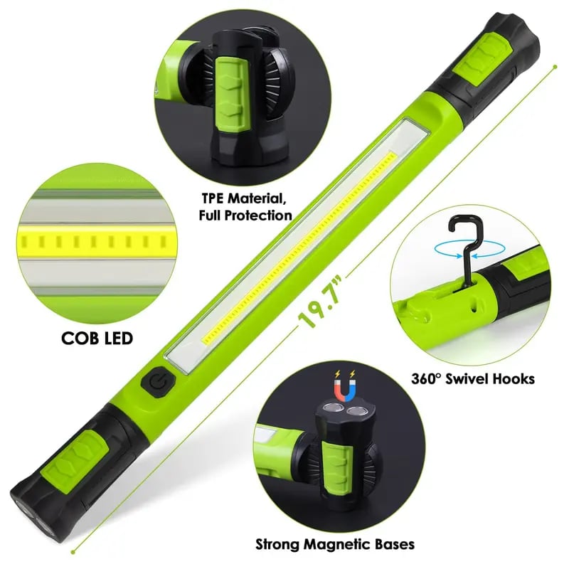 Multifunctional magnetic rechargeable work light