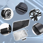 Summer Car Windshield Sun Shade Umbrella