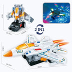 Electric Universal Deformation Police Toy Car Best Gift For Kid