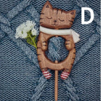 Wooden Animal Brooches