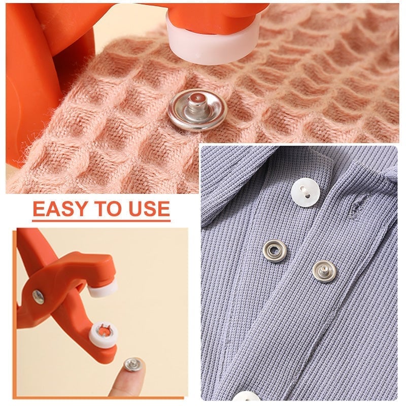 Metal Snap Buttons with Fastener Plier Tool Kit
