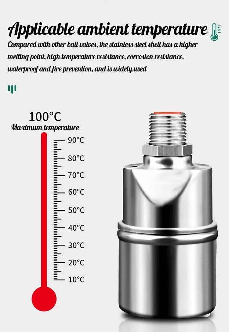 304 stainless steel water level control float valve