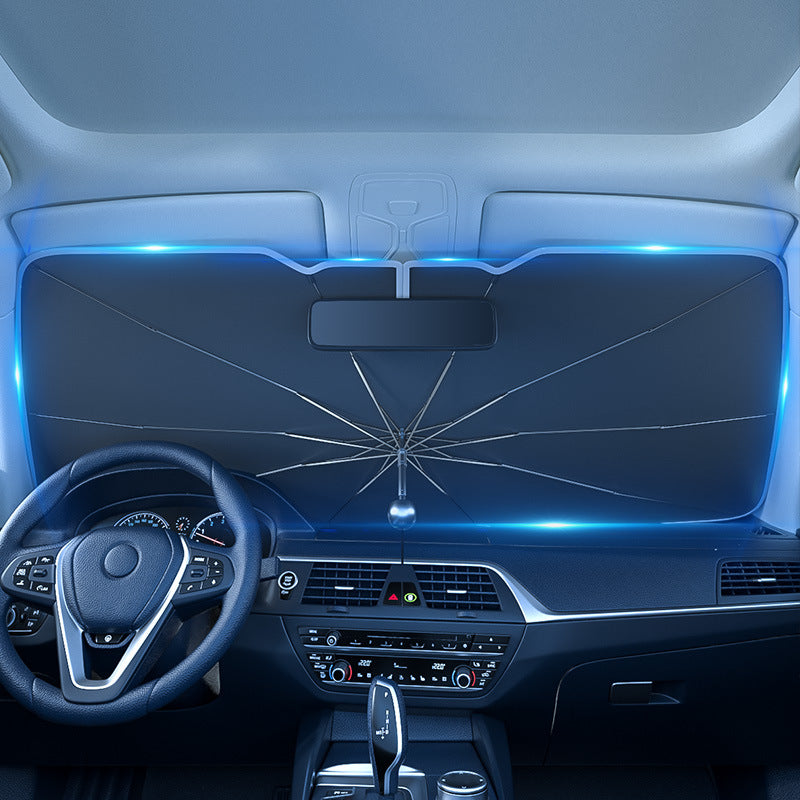 Car Windscreen Sunshade - Folding Windscreen Car UV Protection