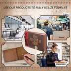 Our Adventure Book Scrapbook - Retro Style Letter Cover, Perfect for Travel & Memories