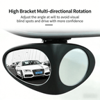 HD Car Blind Spot Elimination Mirror - 360° Rotatable, Rain/Fog Resistant