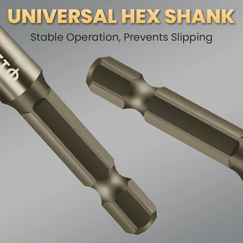 Upgraded Eccentric Four-Flute Drill Bit for Ceramic, Glass, Marble, and Metal