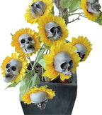 Sunflower Skull Artificial Flowers for Gardens and Courtyards