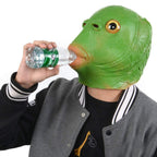 Funny Gifts Fun mask with green fish head