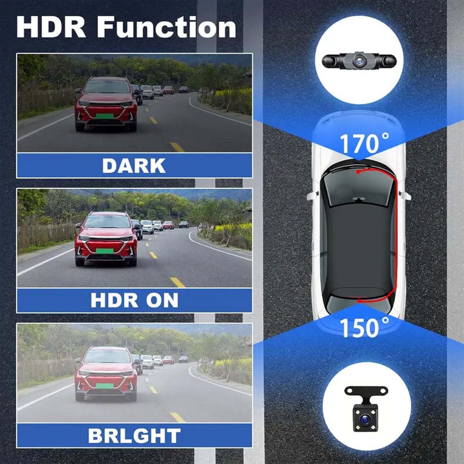 Full View Car Dashcam System