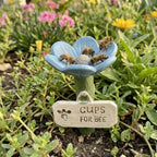 Flower-Shaped Resin Bee Watering Station