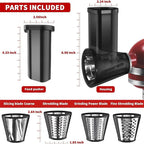 Slicer Shredder Attachment for Kitchen Stand Mixer