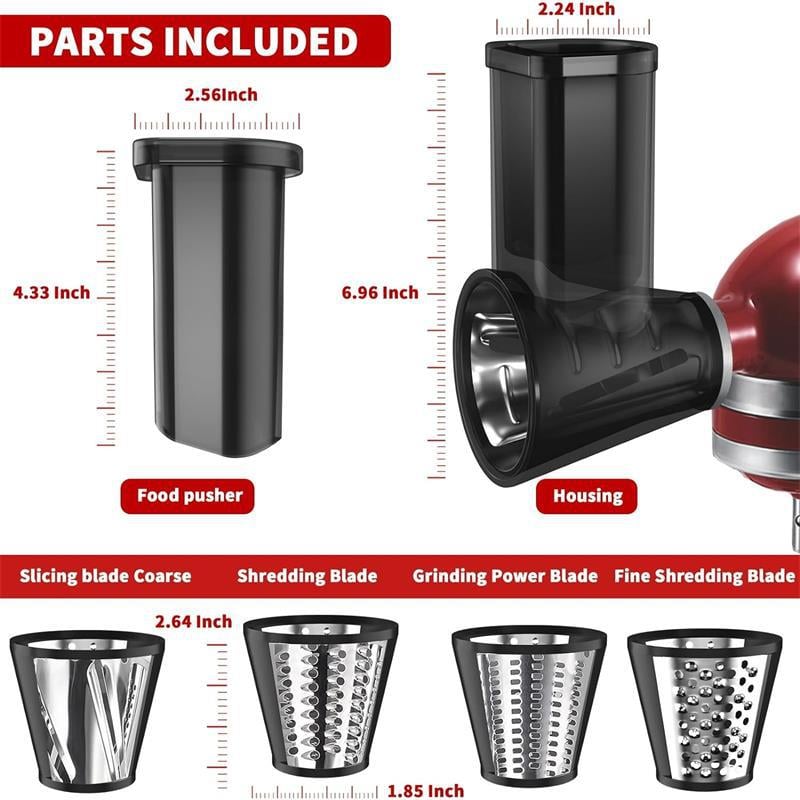Slicer Shredder Attachment for Kitchen Stand Mixer