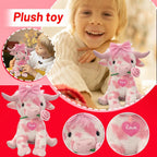 Adorable Pink Highland Cow Plush