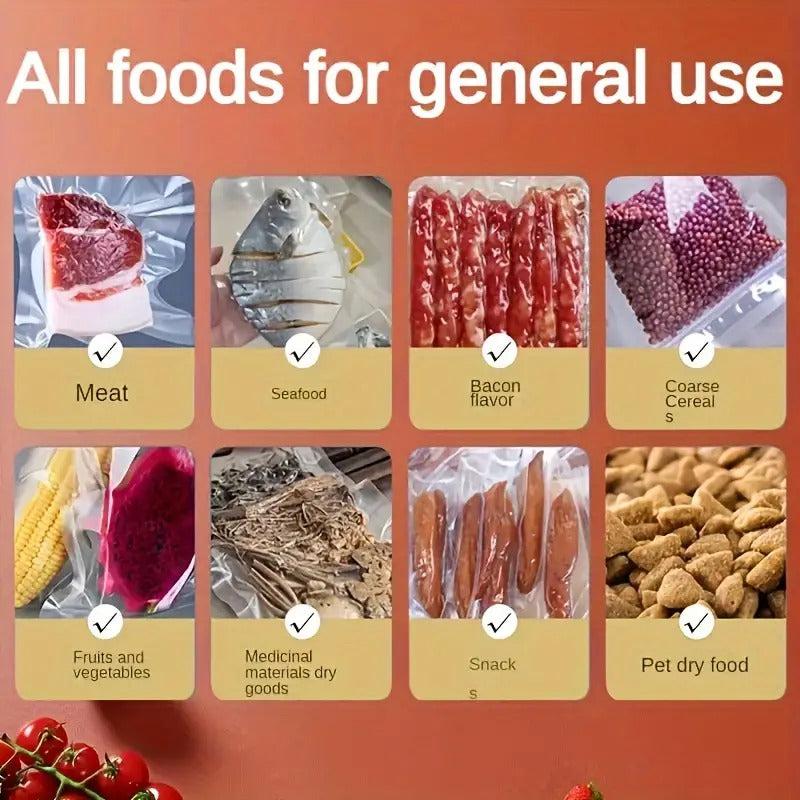 Automatic Vacuum Sealing Machine – One-Touch Operation, Extends Food Freshness & Compact Design