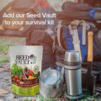 Ultimate Survival Seed Vault | 35 Variety Pack |50-Year Shelf Life