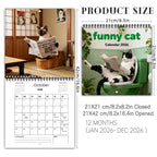 New Year Limited Edition Custom-Made Fun Animal Wall Calendar