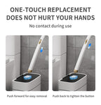 Disposable Replacement Wall-Mounted Innovative Toilet Brush Set