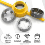 Sale 50% 6PCS Plastic Pipe Thread Die Kit