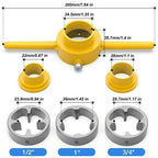Sale 50% 6PCS Plastic Pipe Thread Die Kit