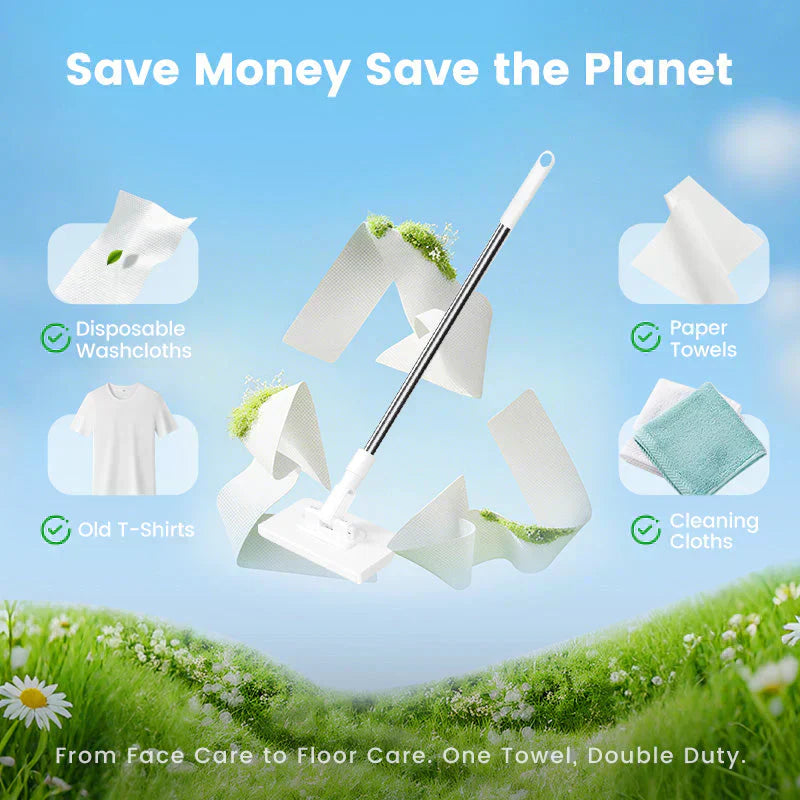 Bestseller Flat Mop with Stainless Steel Handle, come with Reusable Washable Mop Cloths