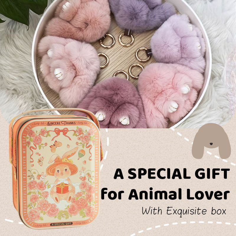 Easter Best Gift Handmade Soft Bunny Pom Pom Charms
