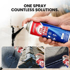 Instant Leak Repair Spray Seals Cracks & Gaps in 5 Minutes, Waterproof & Flexible for Pipes/Roofs