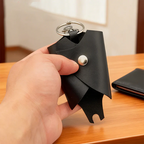Christmas Offer: !!! Handcrafted Leather Bat Coin Purse