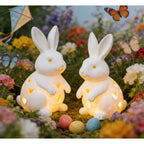 Easter Hollowed Rabbit Candle Holder