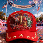 Eagle & Liberty & Cross United States 250th Anniversary Hat