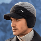 The Perfect Christmas Gift for Him: Winter Knitted Earflap Hat - Ultimate Cold Protection & Style